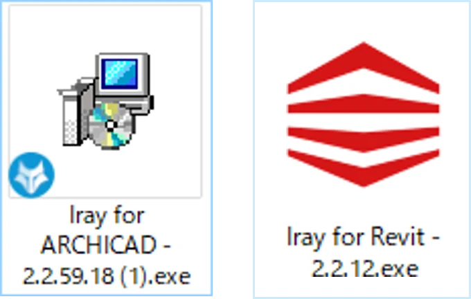 Iray インストーラーアイコン