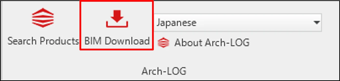 BIM Download ボタン